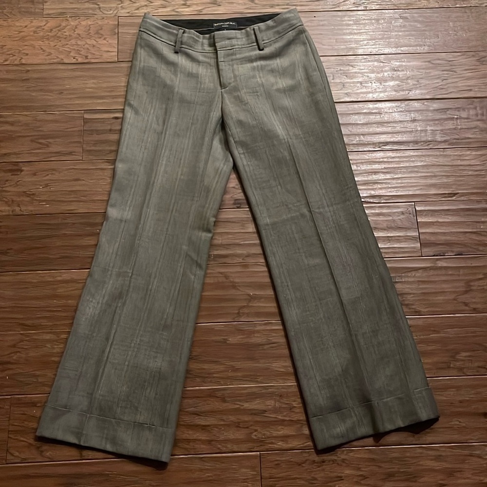 Banana Republic Ryan Fit Wide Leg Trousers Size 4